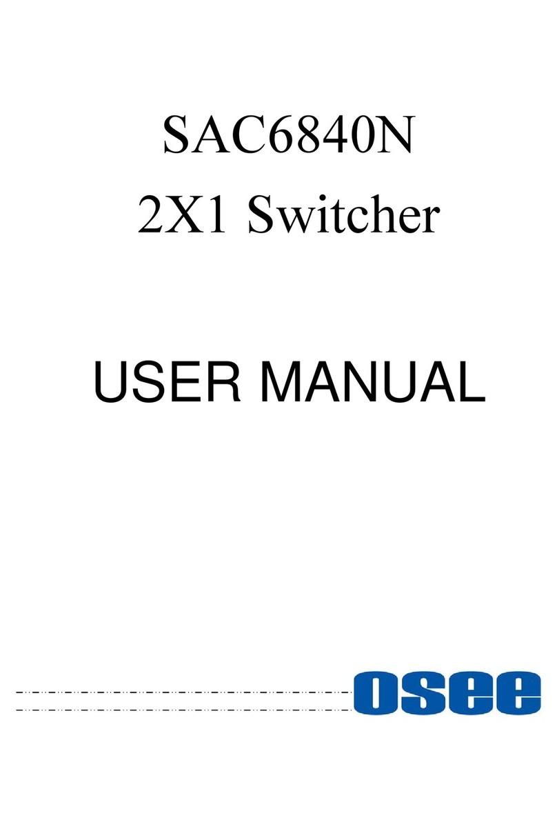 OSEE SAC6840N user manual