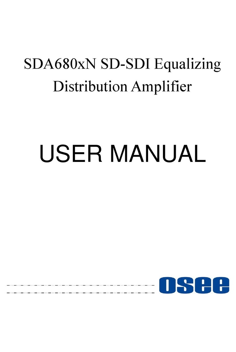 OSEE SDA6801N user manual