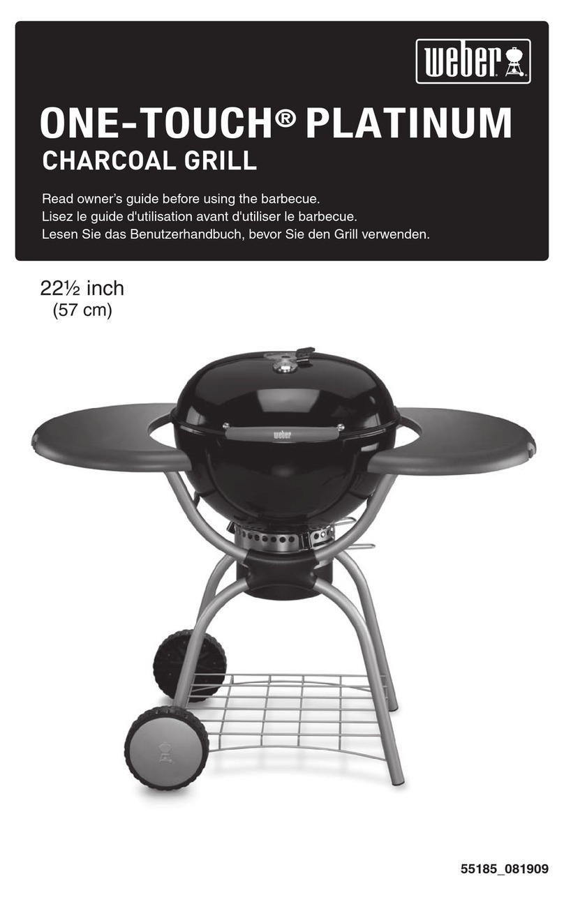 Weber One-Touch Platinum User manual