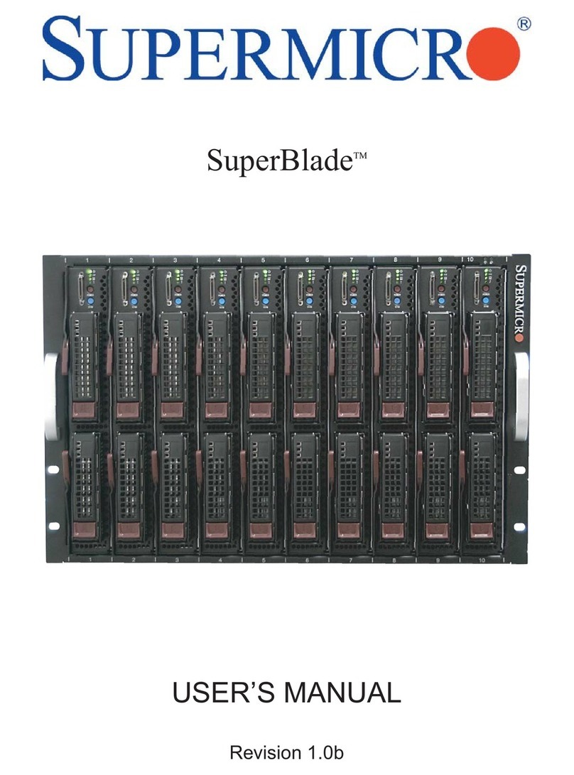 Supermicro SuperBlade SBI-7125B-T1 user manual