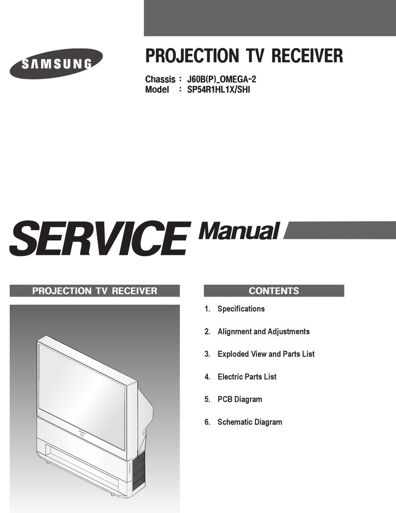 Samsung SP54R1HL1X/SHI Service manual