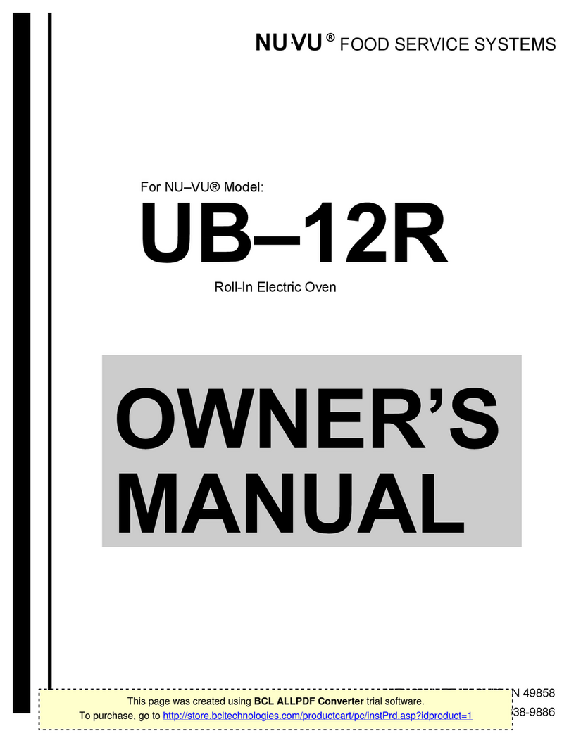 NUVU UB-12R User manual NUVU UB-12R User manual
