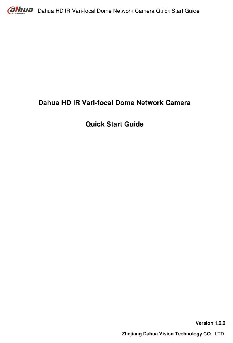 Dahua F Series User manual Dahua F Series User manual