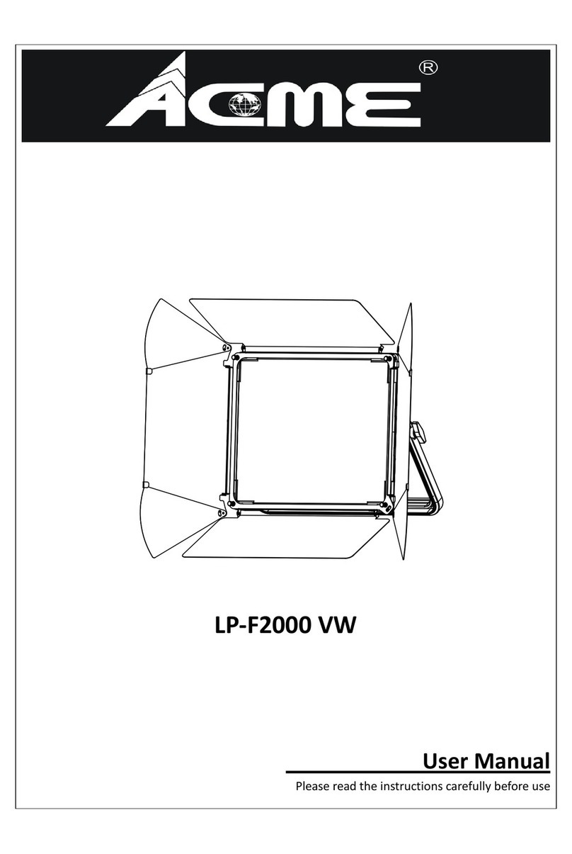 ACME LP-F2000 VW User manual