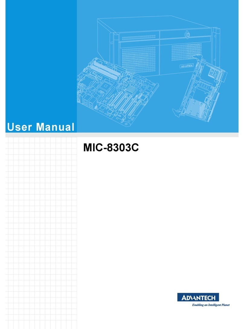 Advantech MIC-8303C User manual
