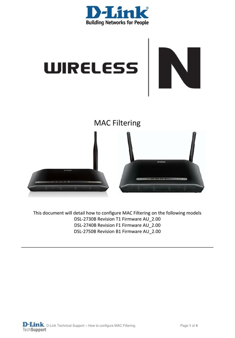 D-Link DSL-2730B Installation and user guide