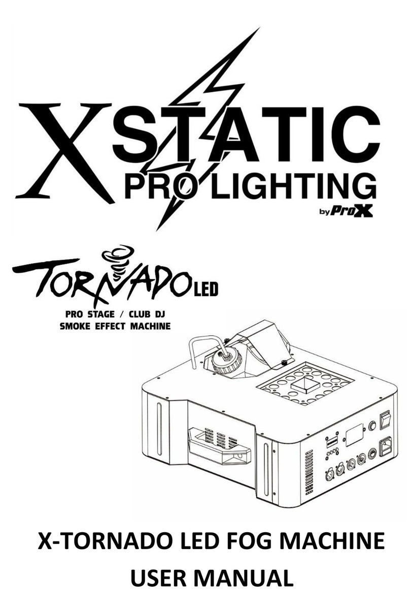 Xstatic TORNADO LED user manual