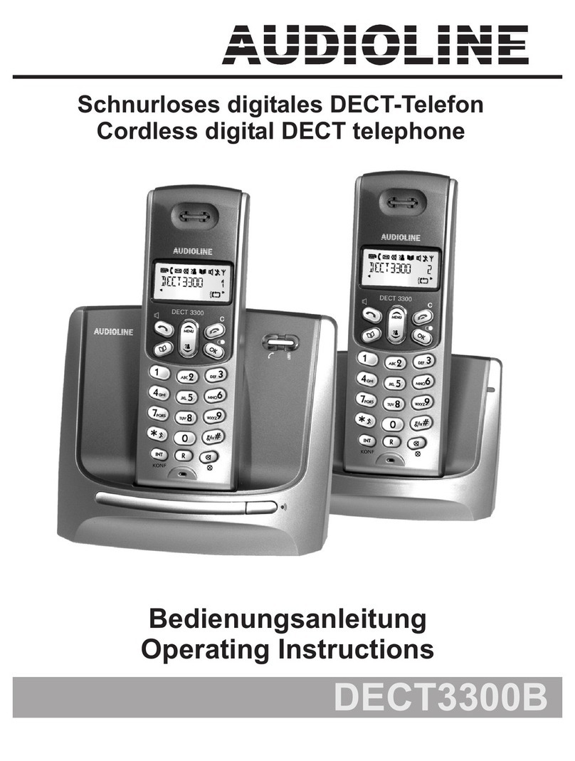 AUDIOLINE DECT3300B User manual