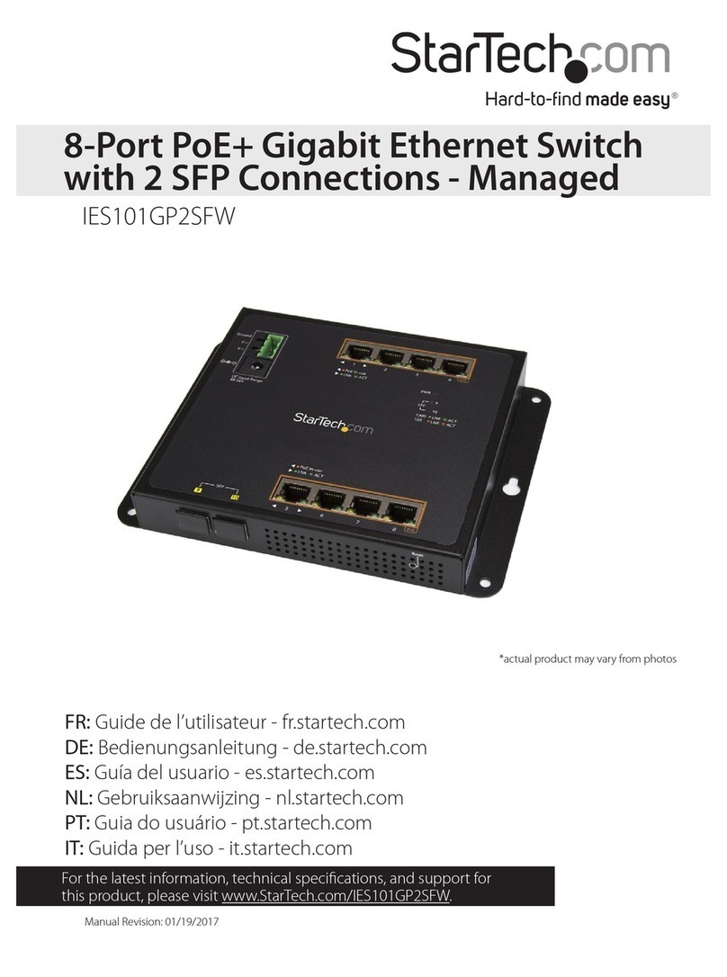 StarTech.com IES101GP2SFW User manual
