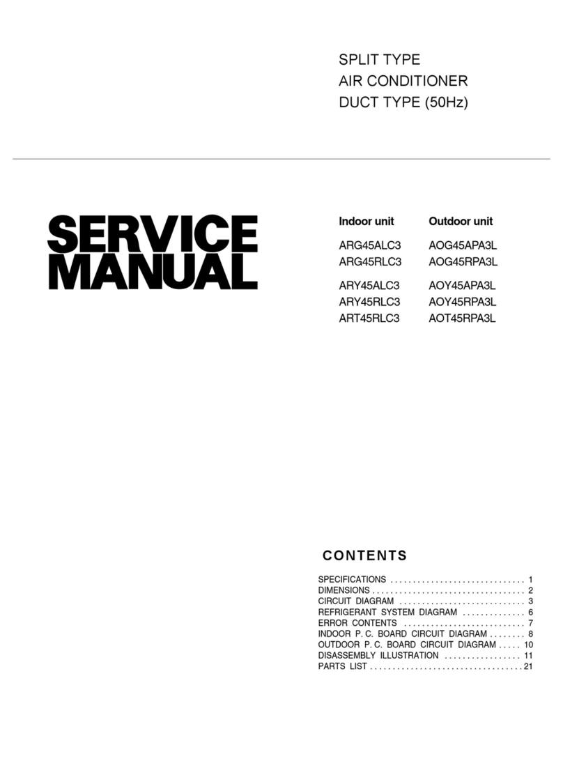 Fujitsu ARG45ALC3 User manual