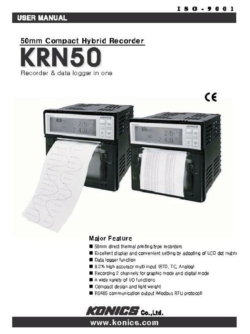 KONICS KRN50 Series user manual