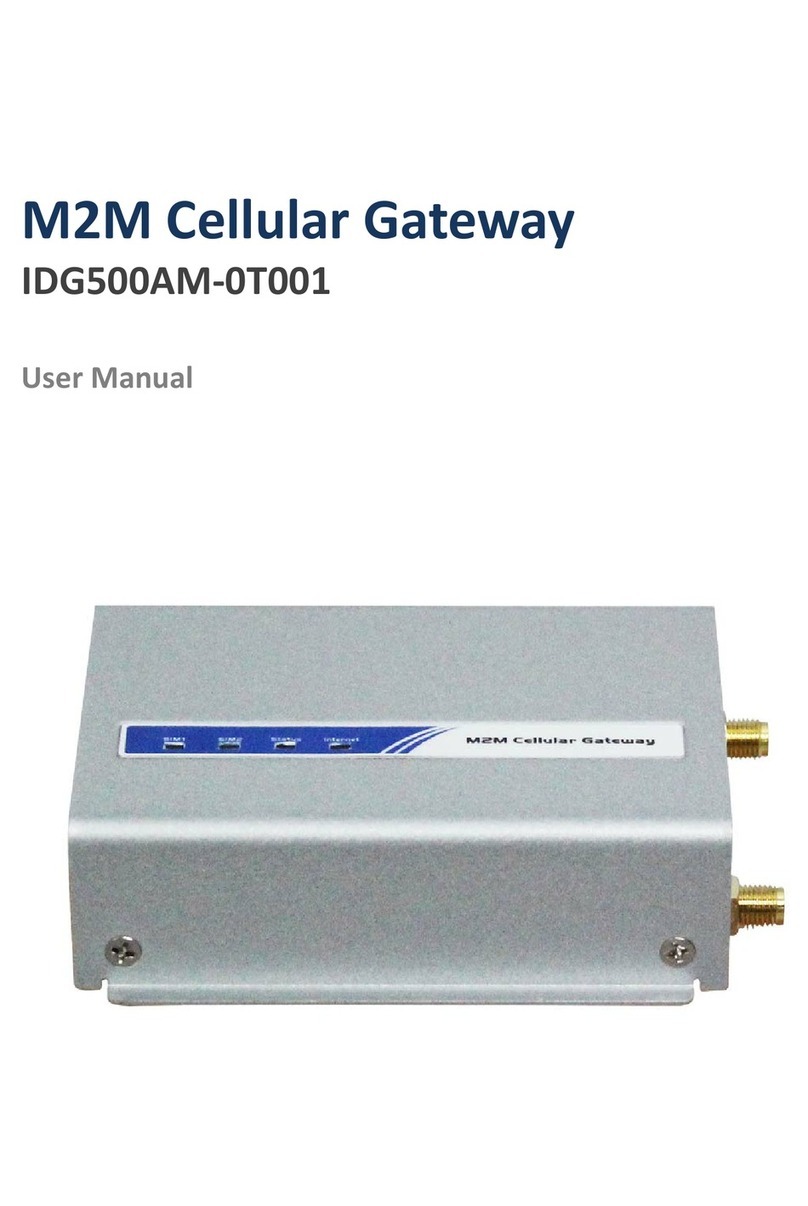 M2M IDG500AM-0T001 user manual