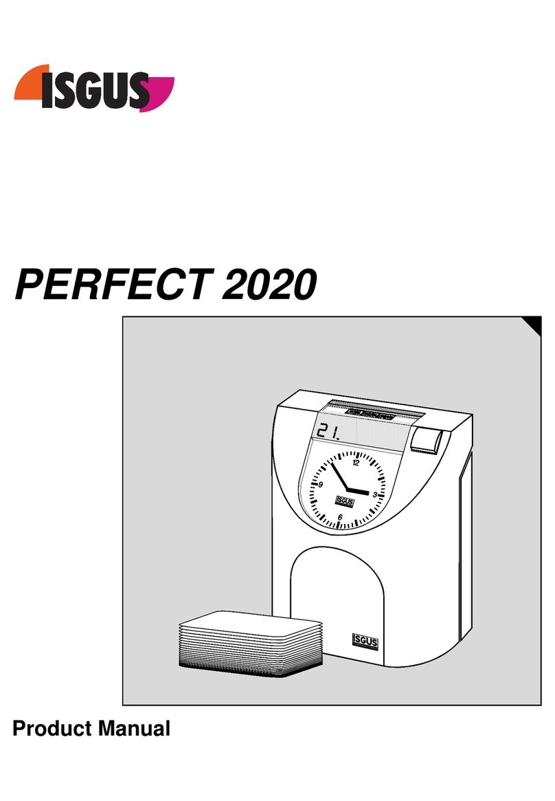 Isgus Perfect 2020 product manual