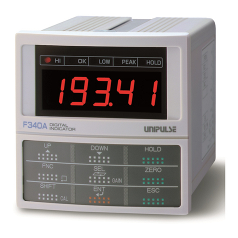 Unipulse F340A User manual