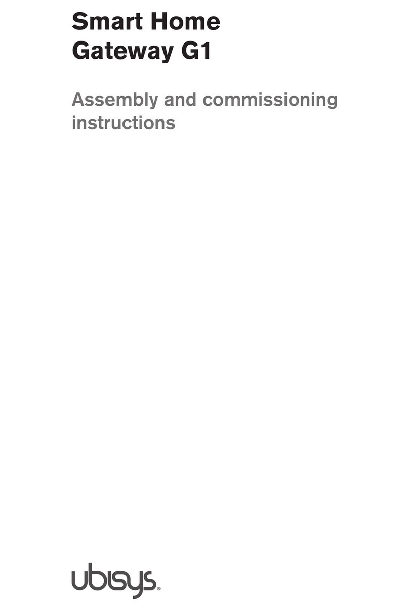 Ubisys G1 Assembly and commissioning instructions