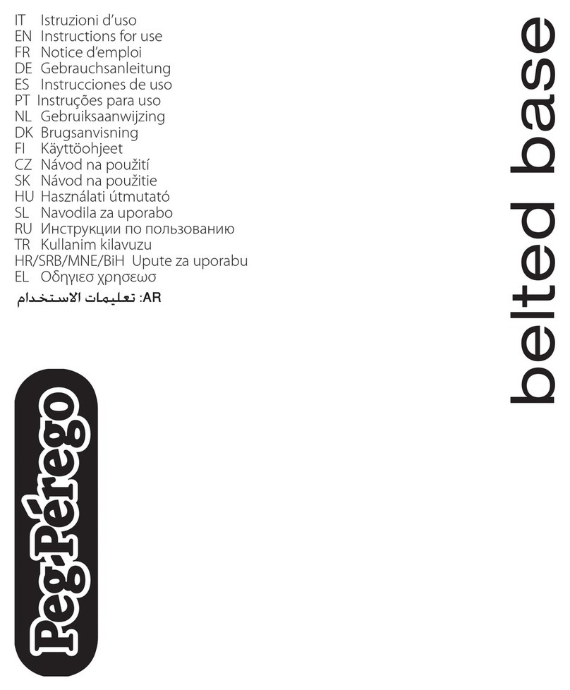 Peg-Perego Belted Base Instructions for use