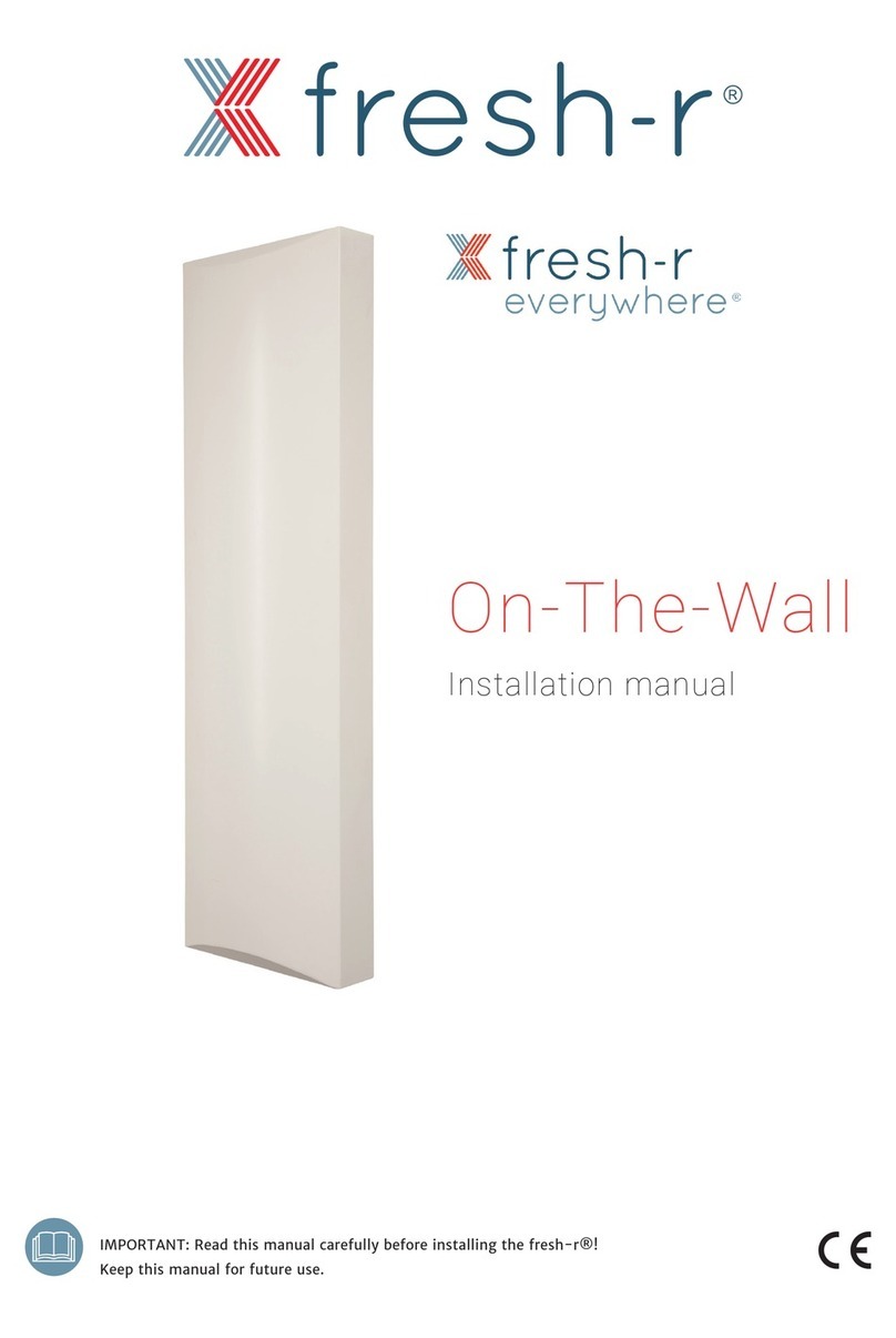 Vaventis fresh-r On-The-Wall installation manual