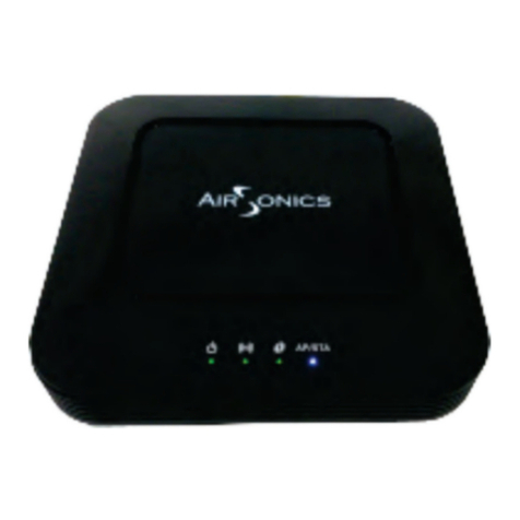 AIRSONICS GXT542U Quick install guide