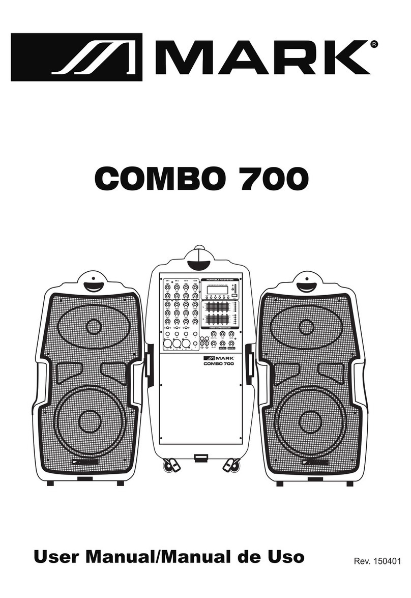 Mark COMBO 700 User manual Mark COMBO 700 User manual