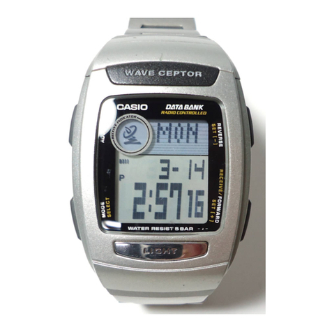 Casio QW-2140 Service manual & parts list