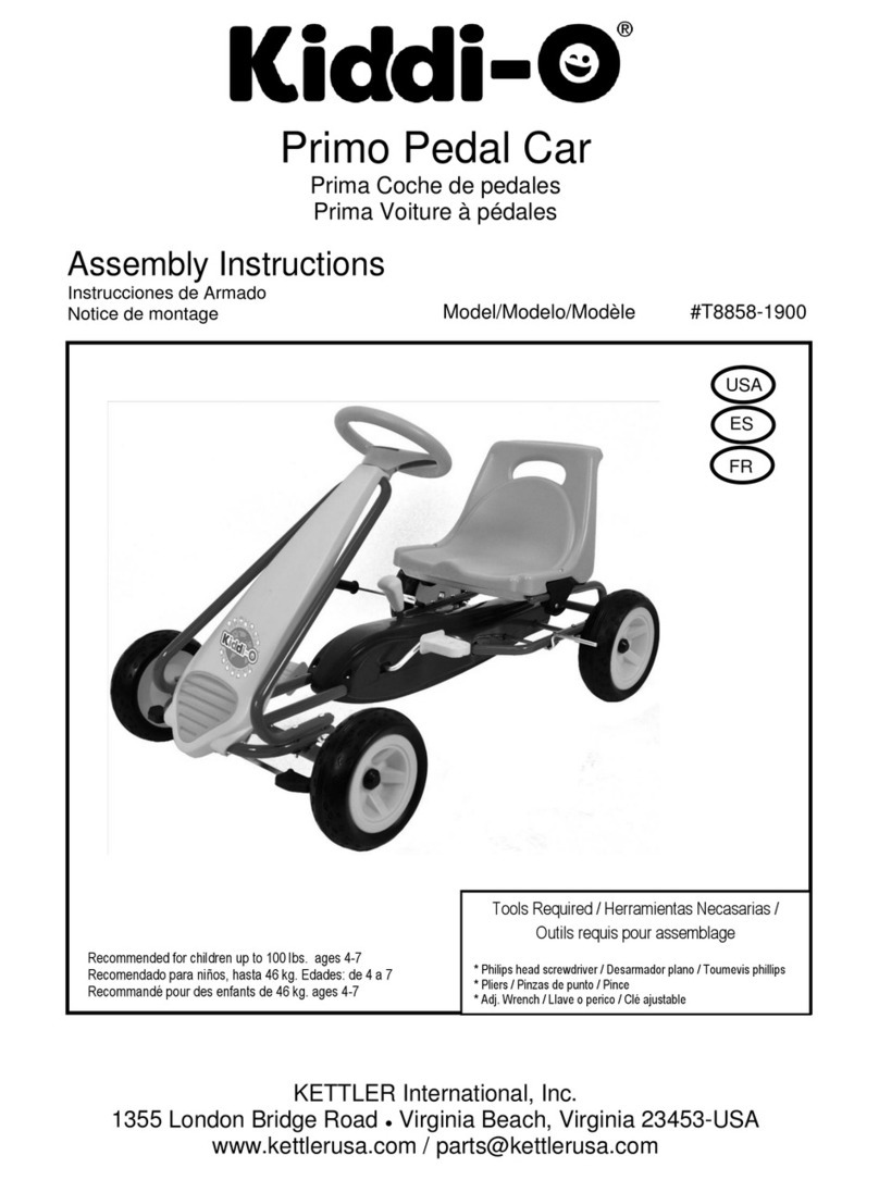 KIDDI-O T8858-1900 Assembly instructions