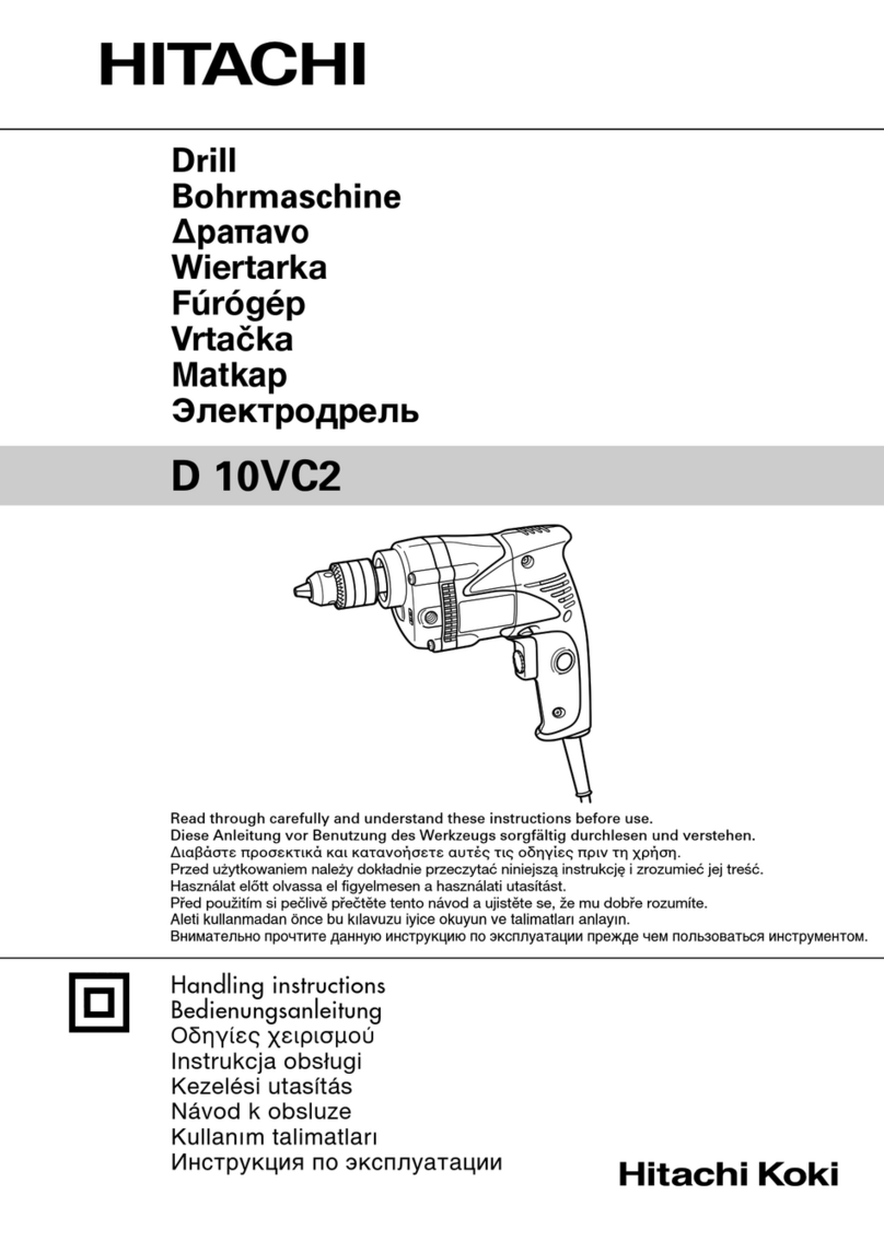 Hitachi D 10VC2 Handling instructions