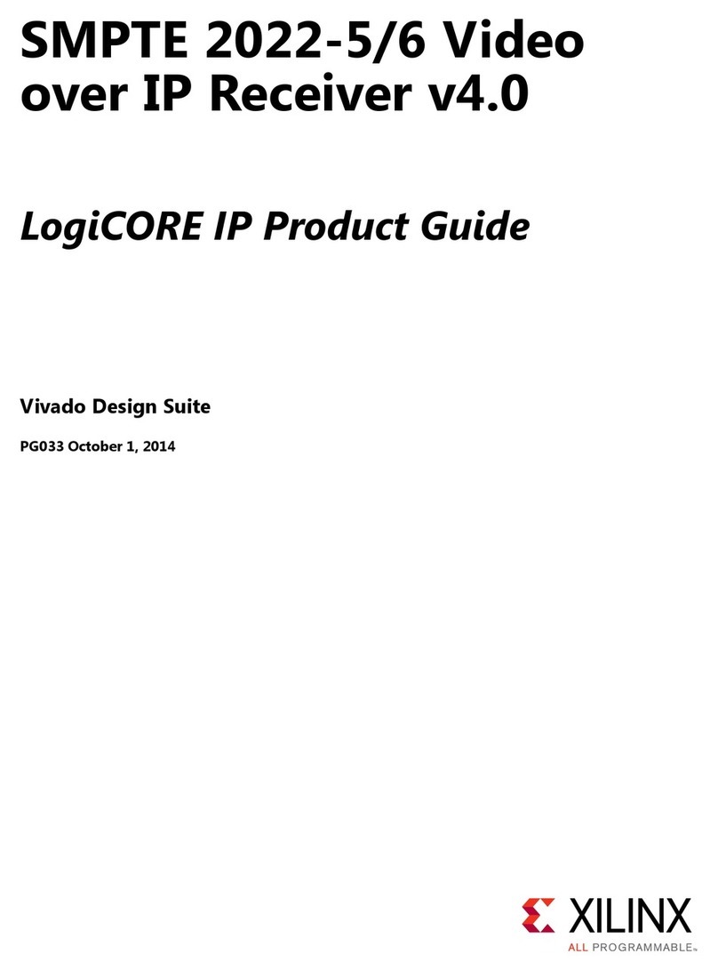 Xilinx SMPTE 2022-5/6 Product guide