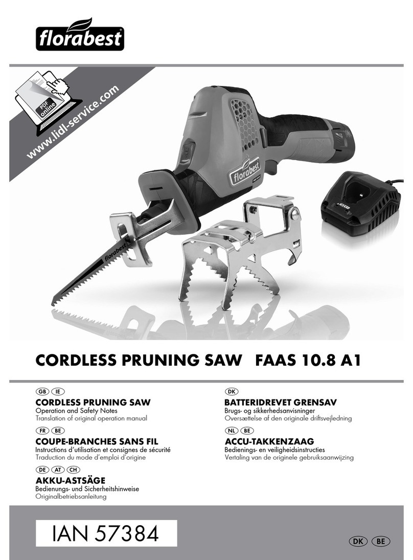 FLORABEST FAAS 10.8 A1 Operation and safety notes