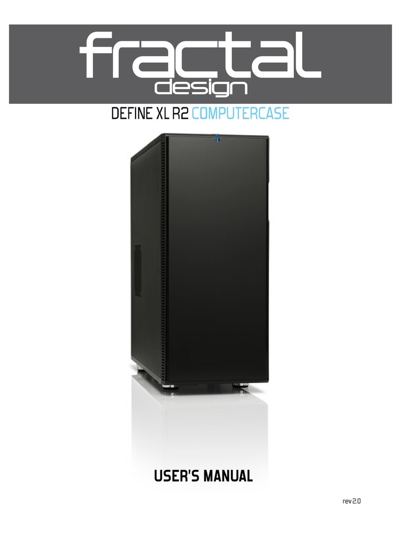 Fractal design DEFINE XL R2 user manual