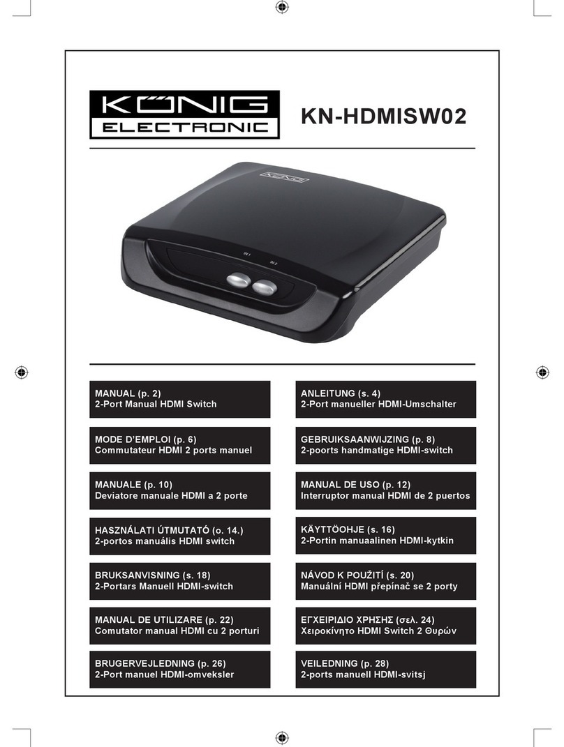 Konig KN-HDMISW02 User manual
