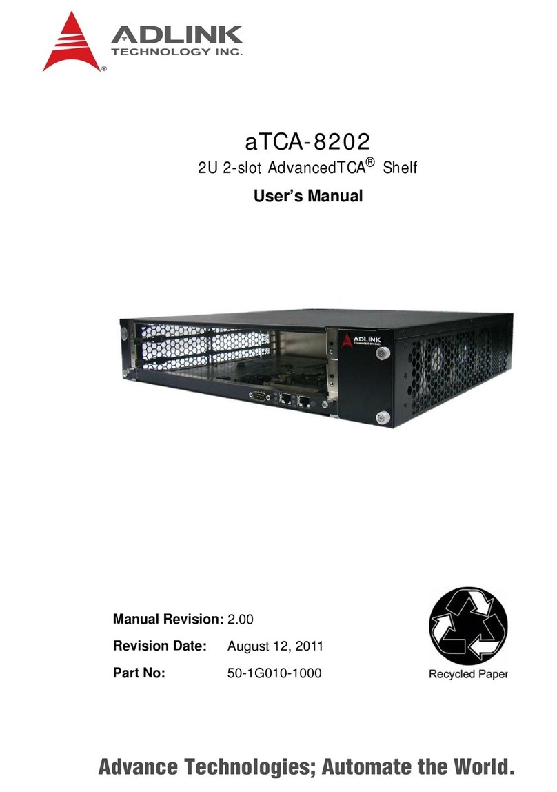ADLINK Technology aTCA-8202 User manual