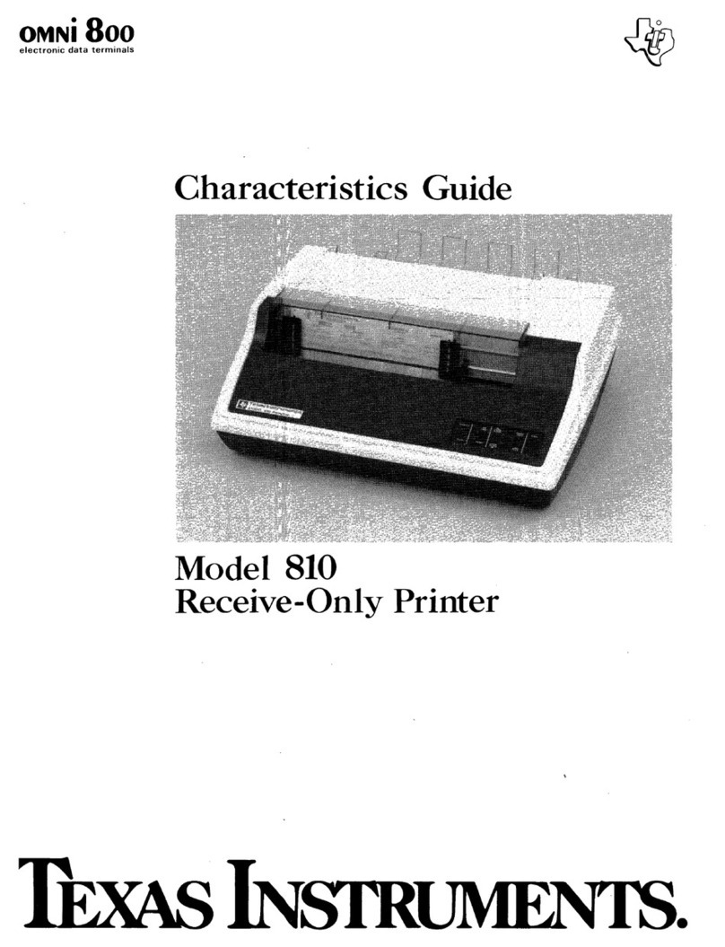 Texas Instruments 810 User manual