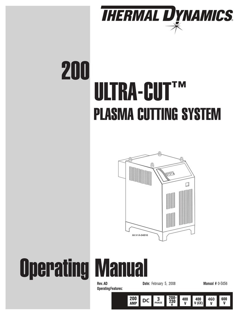 Thermal Dynamics 200 ULTRA-CUT User manual Thermal Dynamics 200 ULTRA-CUT User manual