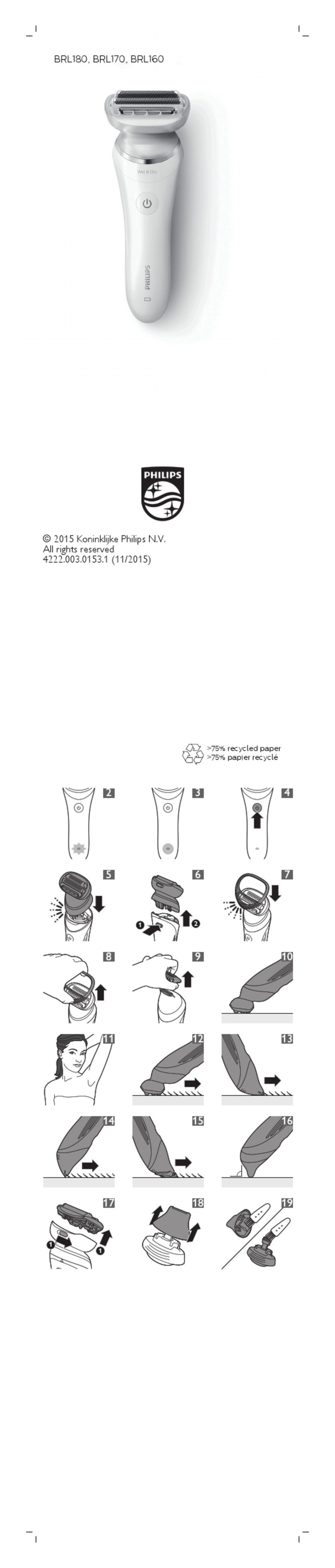 Philips BRL180 User manual Philips BRL180 User manual