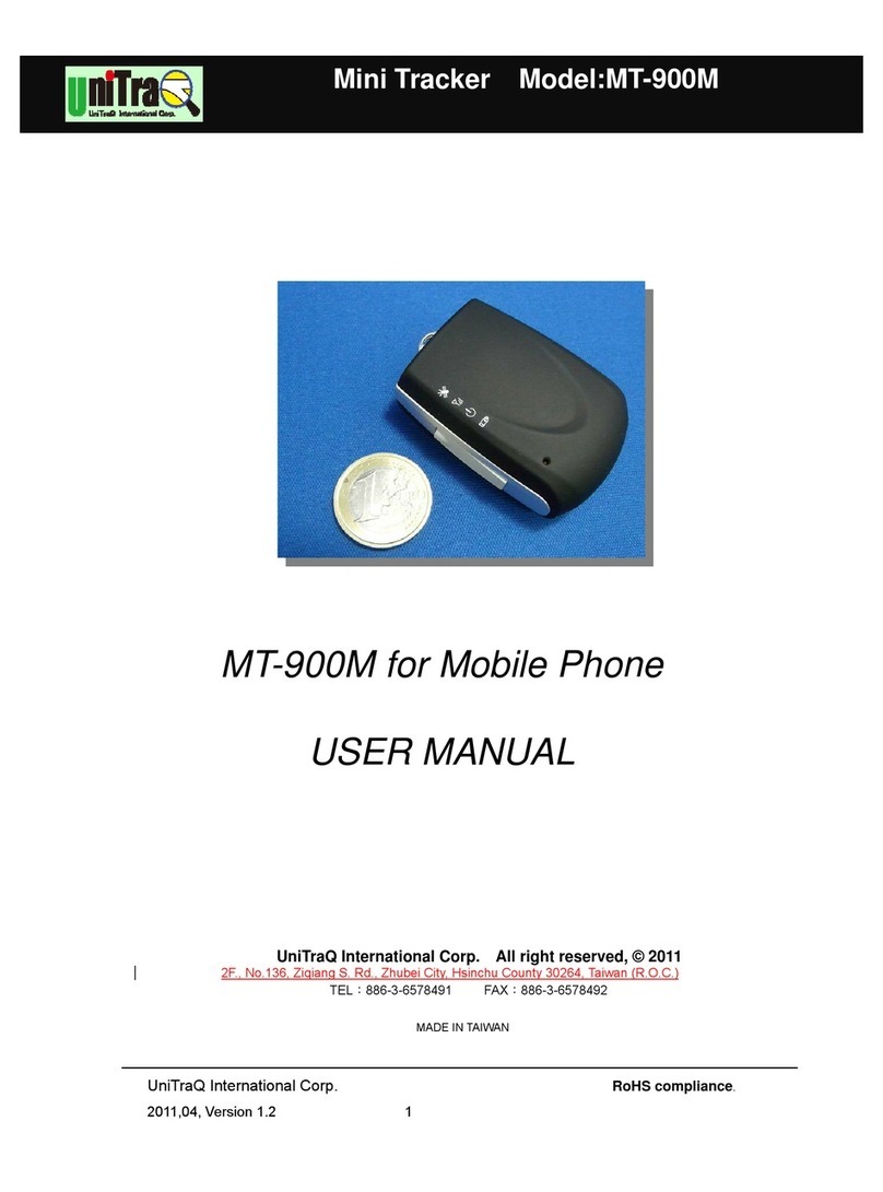 UniTraQ MT-900M User manual