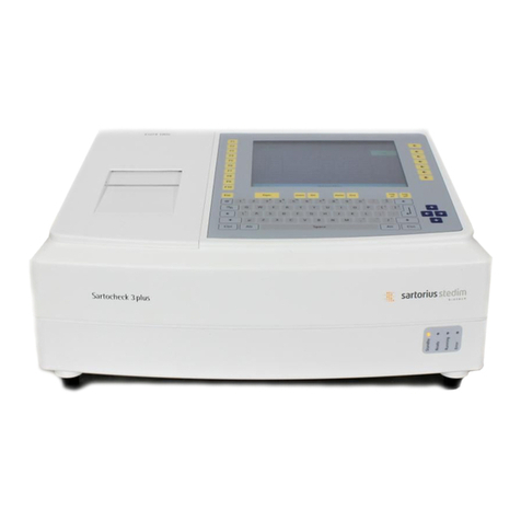 Sartorius Sartocheck 3 plus operating instructions