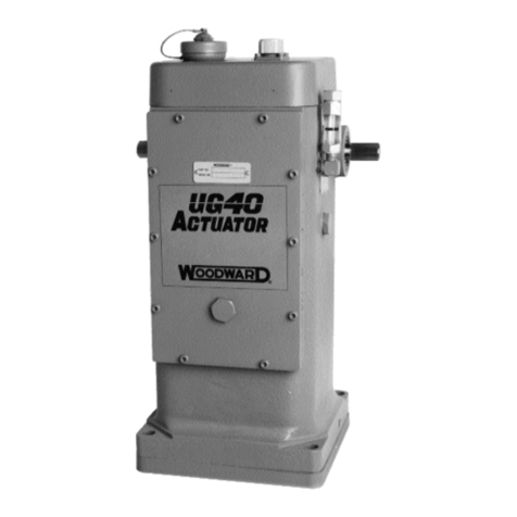 Woodward UG40 Installation and operation manual Woodward UG40 Installation and operation manual