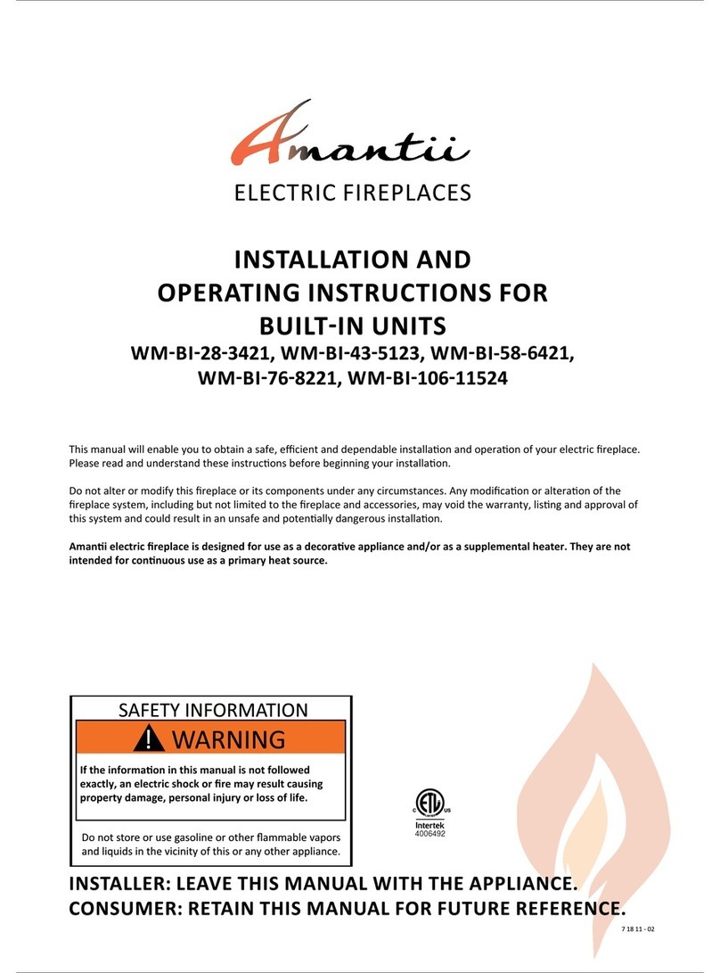 Amantii WM-BI-28-3421 User manual