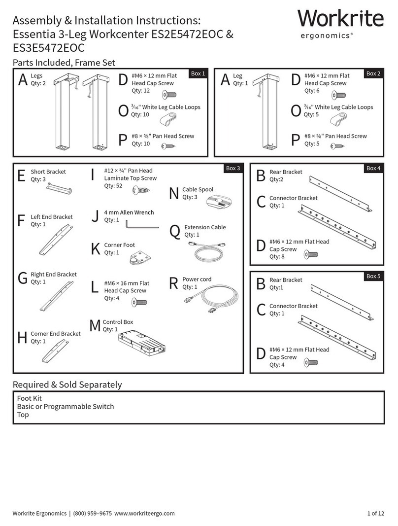 Workrite ES2E5472EOC User manual Workrite ES2E5472EOC User manual