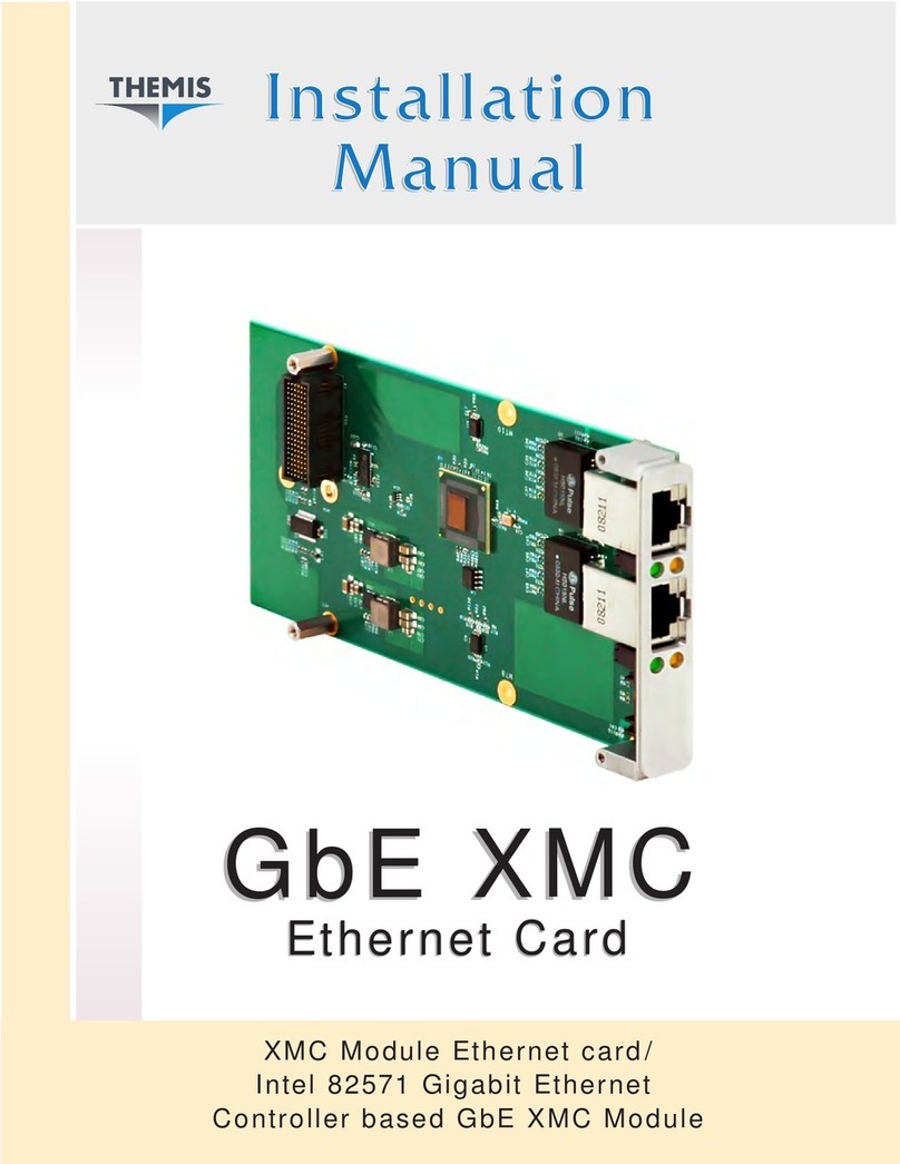Themis GbE XMC installation manual Themis GbE XMC installation manual