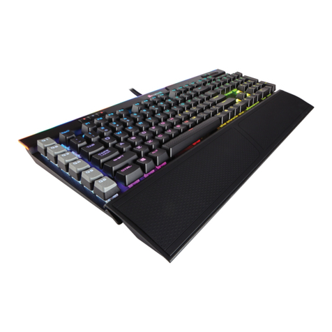 Corsair K95 RGB PLATINUM quick start guide