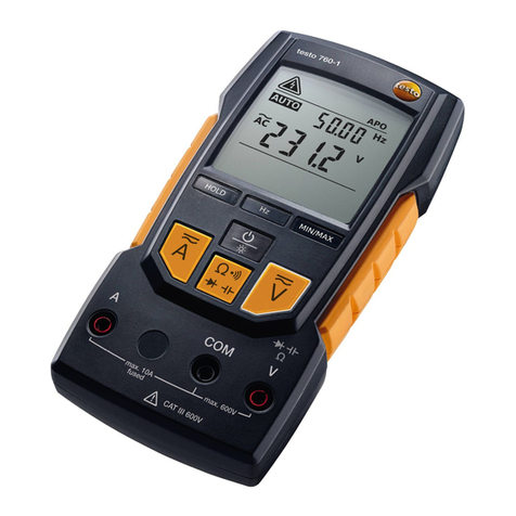 TESTO 760 User manual