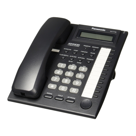 Panasonic KX-T7720 User manual