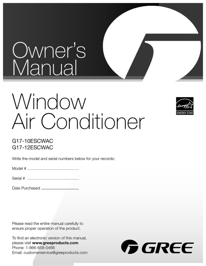 Gree G17-12ESCWAC User manual