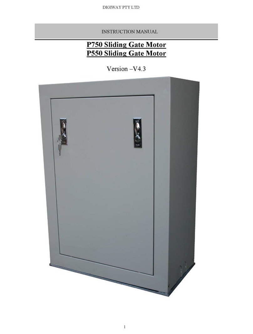 DIGIWAY PTY P750 instruction manual