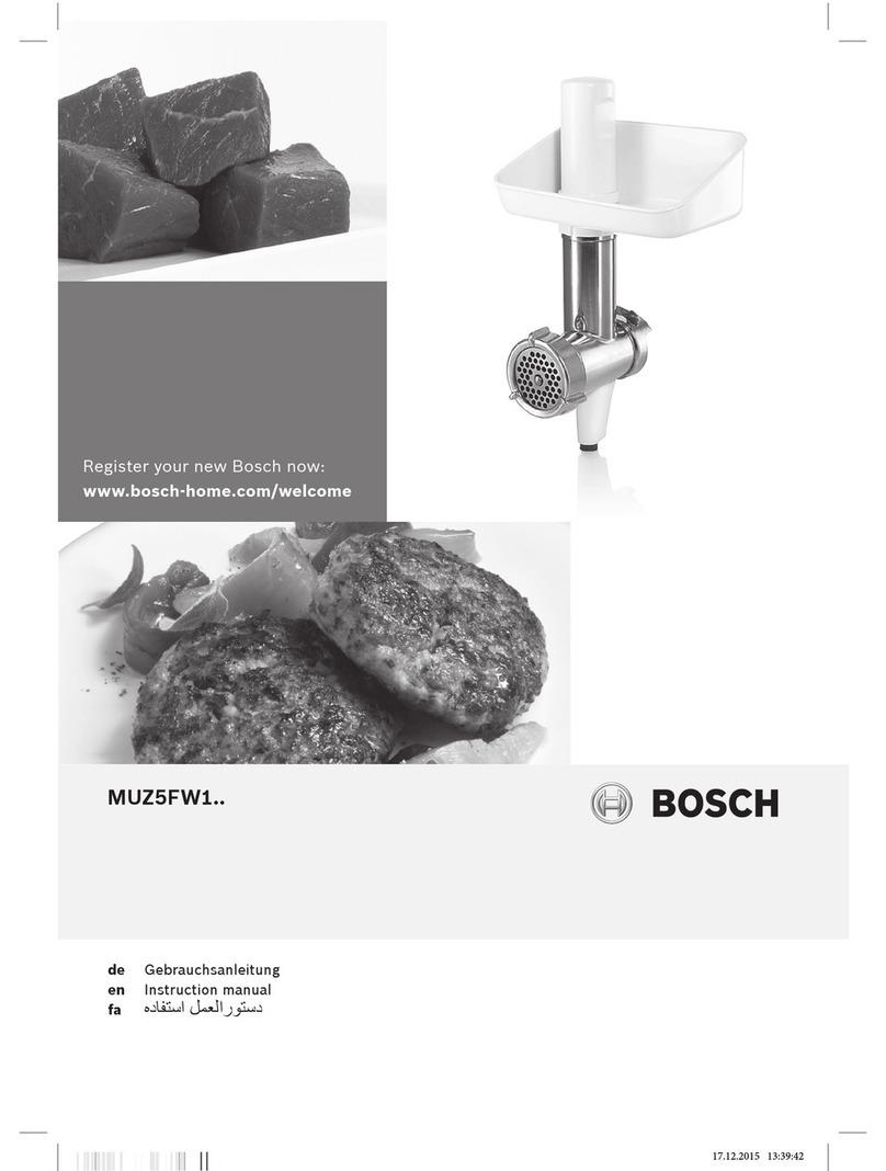 Bosch MUZ5FW1 series instruction manual