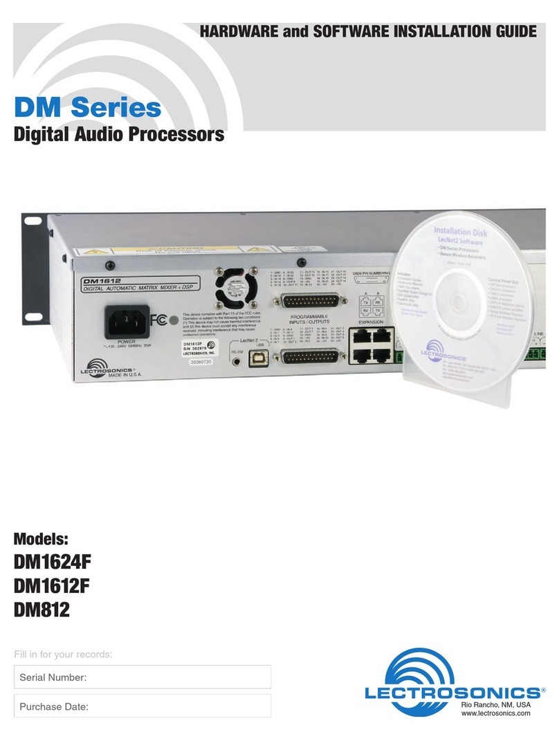 Lectronics DM1624F Hardware and software installation guide