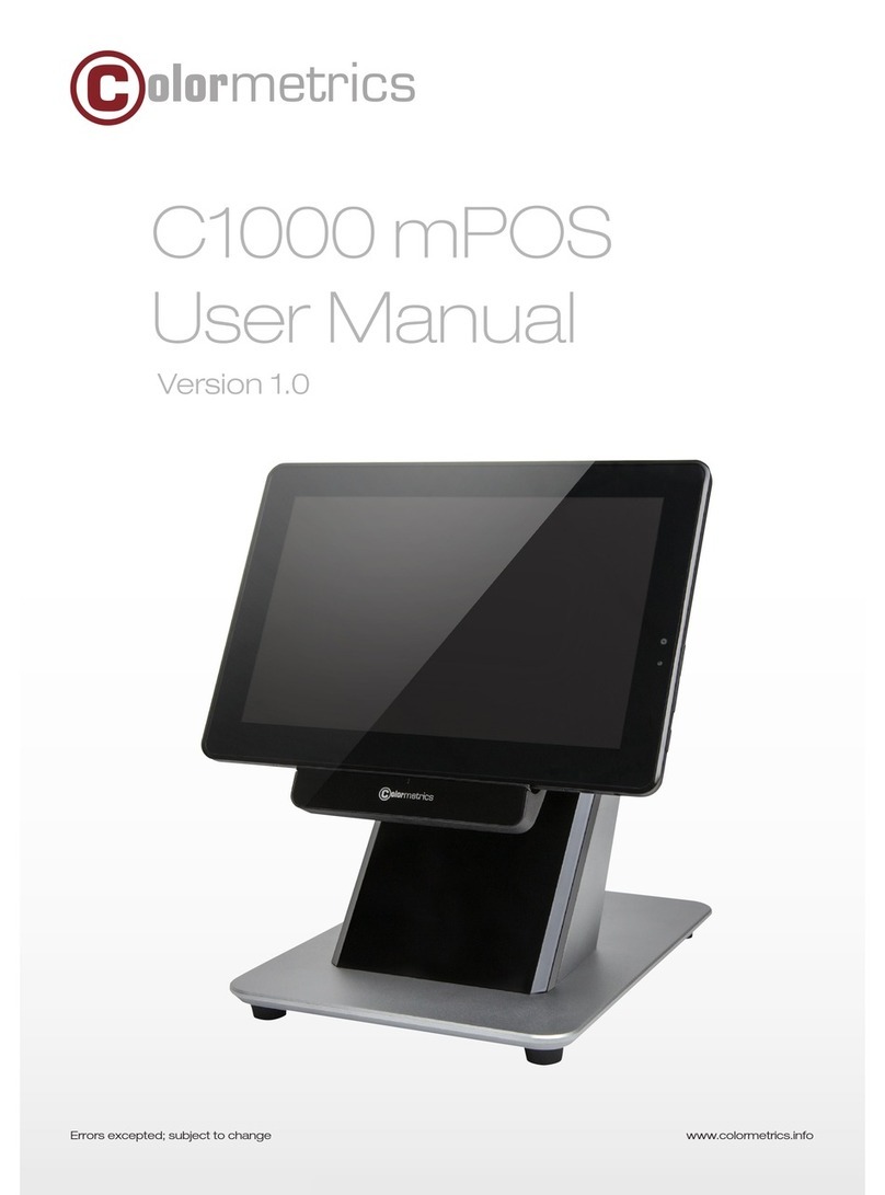 Colormetrics C1000 mPOS user manual