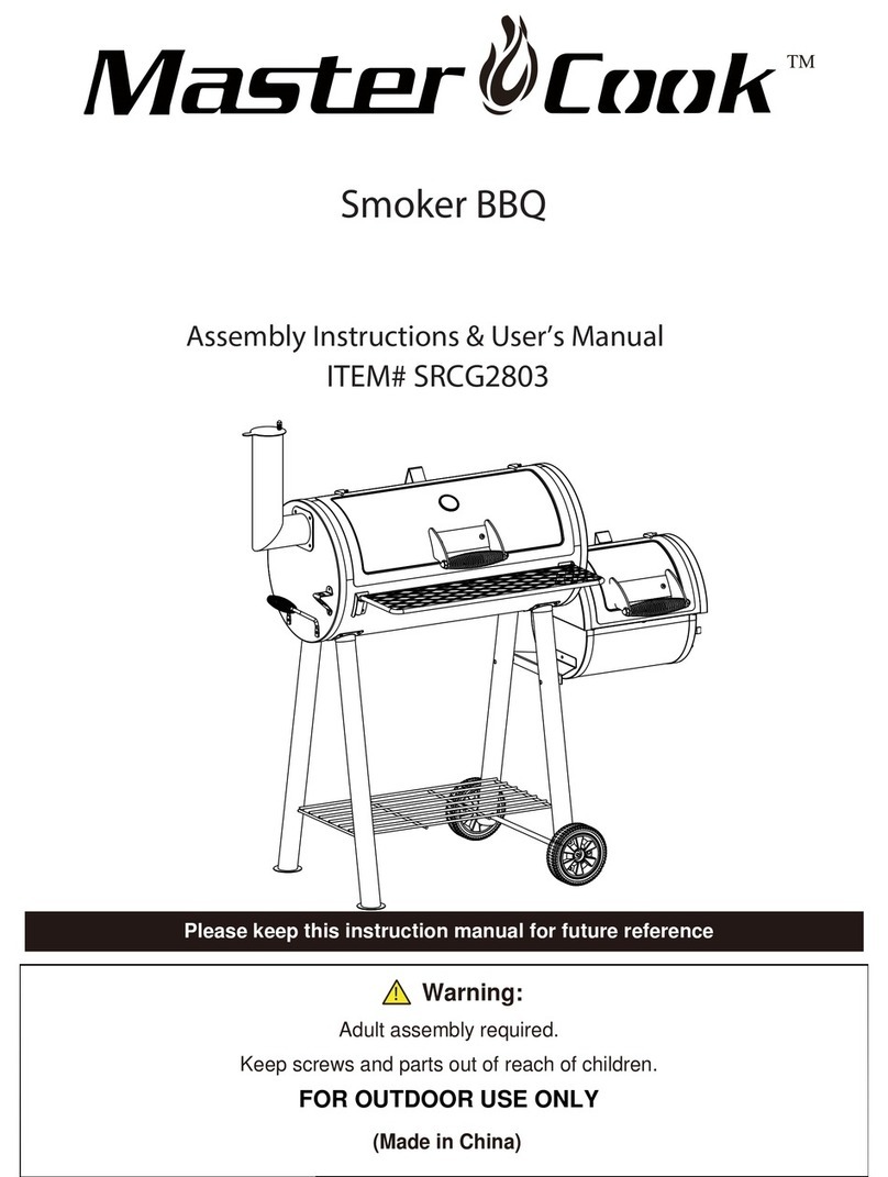 Master cook SRCG2803 Owner's manual