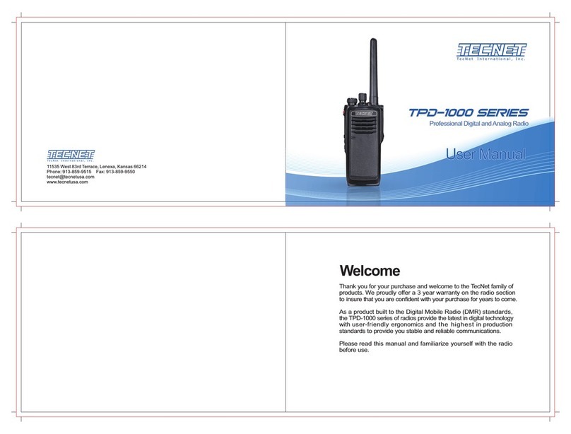 Tecnet TPD-1000 Series user manual